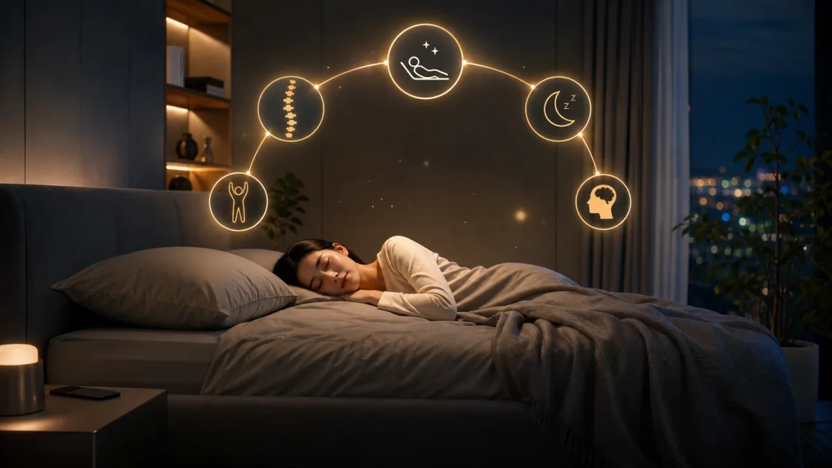 5 Lợi Ích Bất Ngờ Khi Điều Chỉnh Tư Thế Ngủ và Thư Giãn Đúng Cách
