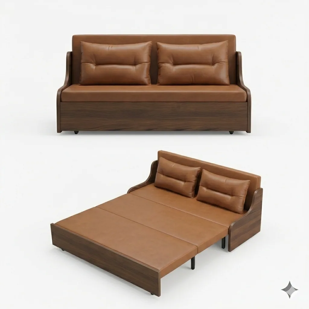 Sofa giường 4 trong 1 có bàn làm việc, bàn ăn SmartFurni SMF30